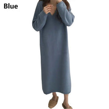 Load image into Gallery viewer, Sweater Dress Women Autumn Winter Korean Vintage